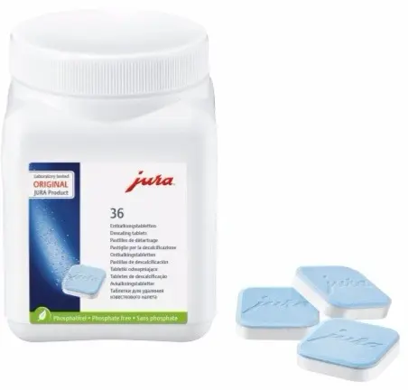 Boîte tablettes détartrage Jura