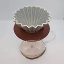 Cafetière Origami (filtre - porte filtre - carafe verre)